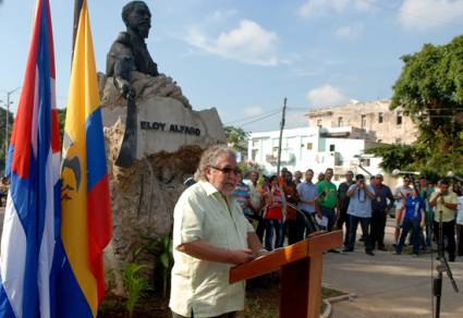 Ratifica Cuba solidaridad con la Revolución Ciudadana