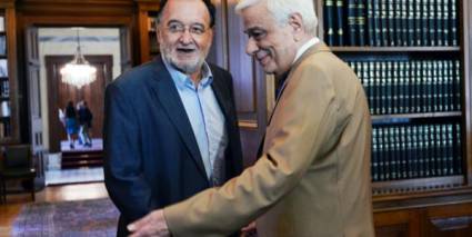 Panagiotis Lafazanis se reúne con el presidente Pavlopoulos