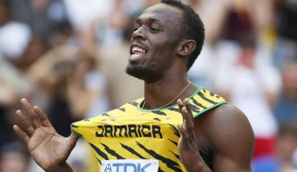 El corredor jamaicano Usain Bolt