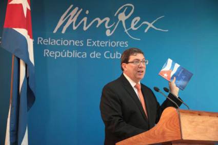 Canciller Bruno Rodríguez