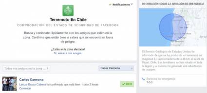 Cómo informar tu estado en Facebook tras una catástrofe