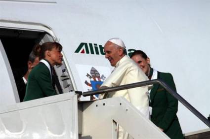 Papa Francisco rumbo a la capital cubana