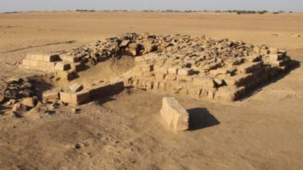 Se descubren restos de pirámides en cementerio de Sudán
