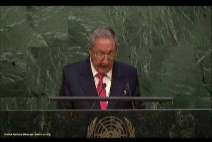 Raúl Castro en la ONU 