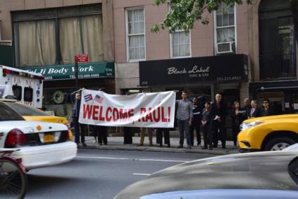 Solidaridad con la Isla en pleno Nueva York (+Fotos)