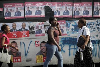 Jovenel Moise, un empresario agrícola de 47 años, es el candidato oficialista para la presidencia de Haití. 