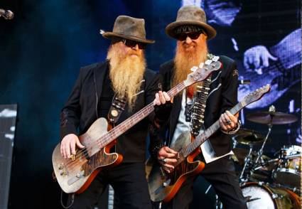 El grupo de rock ZZ Top 