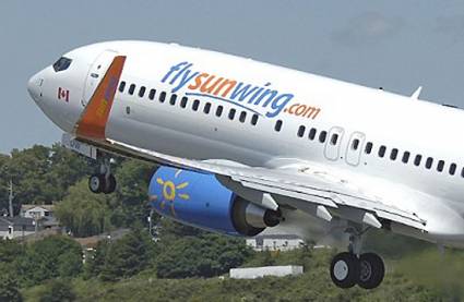 Inician hoy vuelos de turoperador Sunwing de Canadá