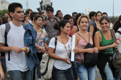 Jornada estudiantil por Cuba y por el mundo