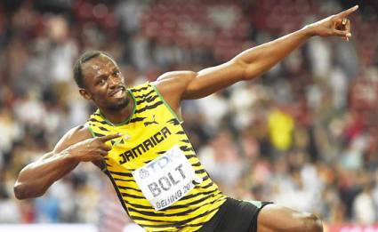 El jamaicano Usain Bolt