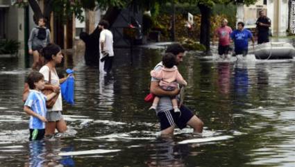 Inundaciones en Paraguay