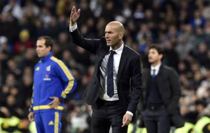 El técnico del Real Madrid, Zinedine Zidane