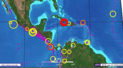 Sismo perceptible en el este de Cuba