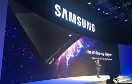 Samsung presenta primer reproductor de videos con resolución 4K