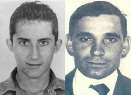 Crescencio (derecha) y Jesús (izquierda) laboraban al servicio exterior en la Embajada de Cuba, en Argentina