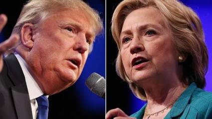 Donald Trump y Hillary Clinton 