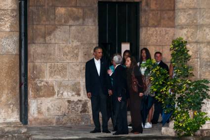 Obama en el Palacio de los Capitanes Generales