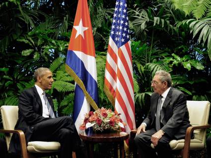 Recibió Raúl al Presidente de los Estados Unidos de América