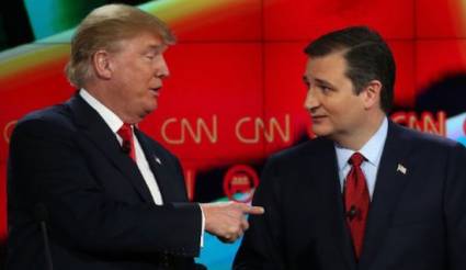 Donald Trump y Ted Cruz