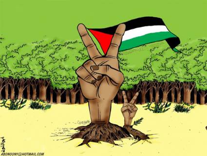 Los olivos renacen el Día de la Tierra palestina