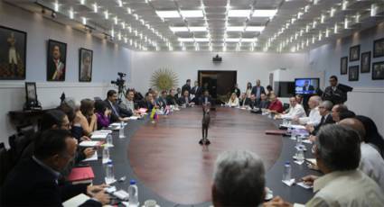La Comisión de alto nivel Cuba-Venezuela se reunió en el Palacio de Miraflores