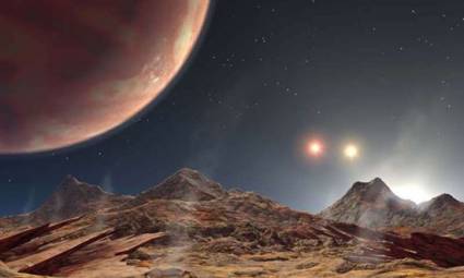 ¿Tres soles para un solo planeta?