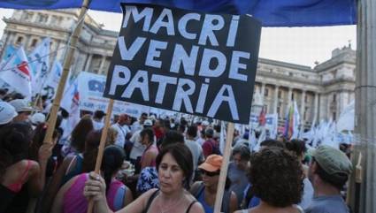 Los recortes neoliberales de Macri provocan el rechazo popular. 