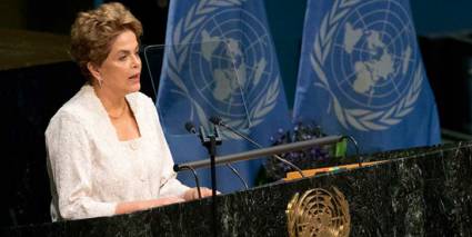 Denuncia Dilma Rousseff en ONU grave momento que vive Brasil