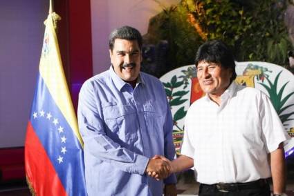 Evo Morales y Nicolás Maduro