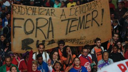 «Fuera Temer»