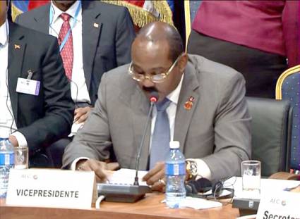 Gaston Browne, primer ministro de Antigua y Barbuda.