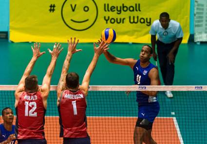 Equipo masculino cubano de voleibol