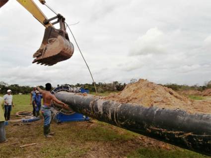 Trabajos de reparación en la conductora