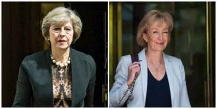 Theresa May y Andrea Leadsom