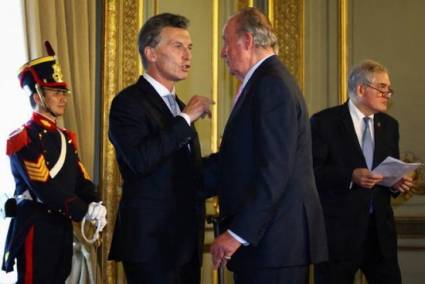 Macri invitó al rey emérito español, pero no a los ex mandatarios de su propio país