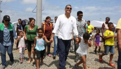 El presidente ecuatoriano Rafael Correa