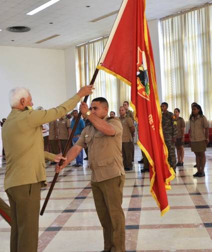 La Bandera de Honor de la UJC es el mayor estímulo que otorga el Buró Nacional a los centros destacados en el funcionamiento de la organización
