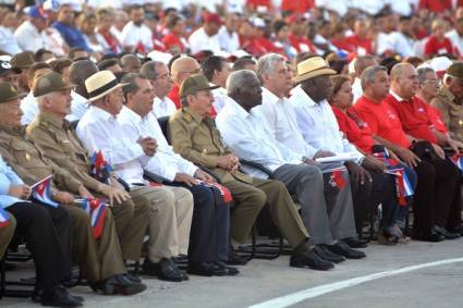 En Sancti Spíritus, acto por el Día de la Rebeldía Nacional