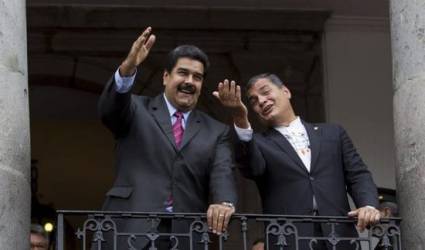 Nicolás Maduro y Rafael Correa