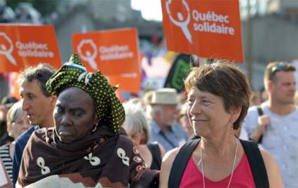 Una gran marcha abrió el Foro Social Mundial en Montreal. 