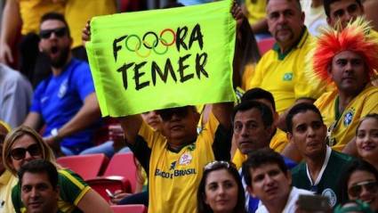 La consigna que suena en Río de Janeiro: «Fuera Temer»