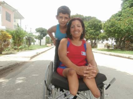 Leidy dice que su hijo, Osmai, es la mayor medalla de oro de su vida y que por él seguiría haciendo todos los sacrificios