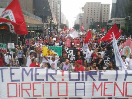 Movilizaciones en Brasil