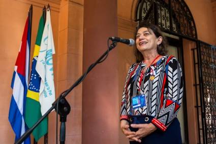 Do Socorro señaló que esta medalla la motiva a luchar más por la paz mundial