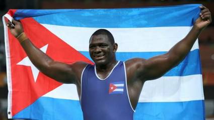 Mijaín López Núñez luchador cubano del estilo grecorromano. Cinco veces monarca mundial