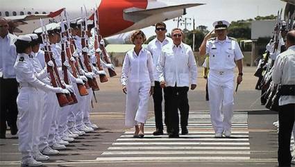 Raúl Castro en Colombia