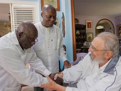 Fidel Castro Ruz y José Mário Vaz