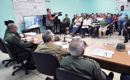 Raúl en Santiago de Cuba