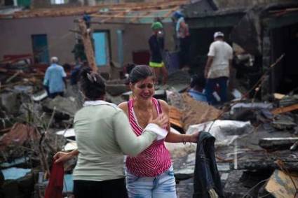 La triste realidad de haber perdido todo la comparten muchos habitantes