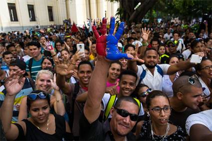 Cuba si, bloqueo no.